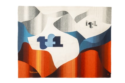 Mid-Century French Tapestry 4?10" x 6?4" (1.47 x 1.93 M)