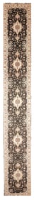 Extremely Persian Tabriz Long Rug 2'6" x 17'1" (0.76 x 5.21 M)