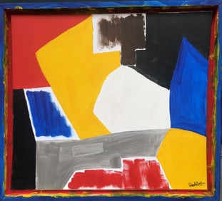 Miroslav Raveline (20th Century) - Abstract Composition