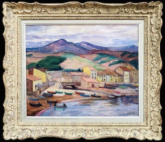 Leon Detroy (1857 - 1955) - View of the South of France