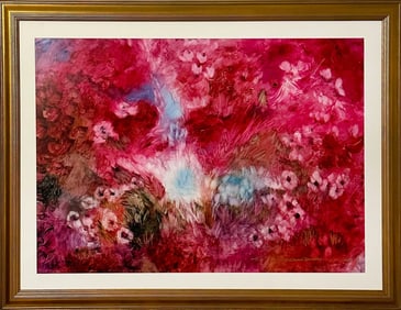 Kamran Khavarani We Are One Original Oil On Paper