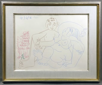 After Pablo Picasso Drawing on Paper