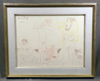 After Pablo Picasso Drawing on Paper