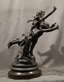Jean Louis Gregoire Bronze Cherubs Race