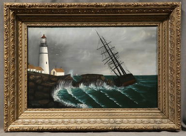 Martin Johnson Heade Oil on Canvas