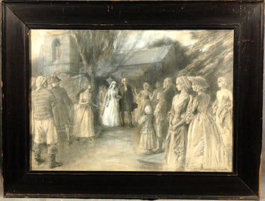 George Washington Wedding Mixed Media