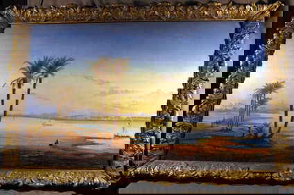 Hermann David Salomon Corrodi Oil on Canvas