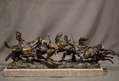 Carl Kauba Bronze on Marble