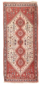Vintage Persian Abadeh Rug 2' x 4'8" (0.61 x 1.42 M)