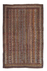 Antique Persian Afshar Rug 4'0'' x 6'2'' (1.22 x 1.88 M)