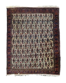 Antique Persian Afshar Rug 5'11" x 7'4" (1.80 x 2.24 M)