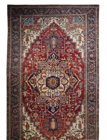 Antique Persian Serapi Rug 10'8" x 18'10" (3.25 x 5.74 M)