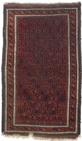 Antique Persian Balouch Rug 2'8'' x 4'0'' (0.81 x 1.22 M)