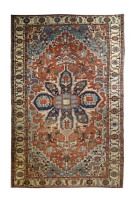 Antique Persian Serapi Rug 9'11" x 15'3" (3.02 x 4.65 M)