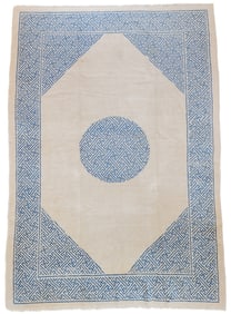 Antique Peaking Chinese Rug 6'4" x 8'11" (1.93 x 2.72 M)