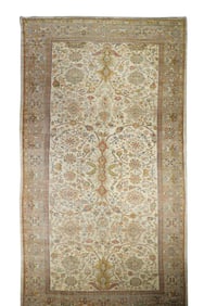 Antique Persian Ziegler Mahal Rug 9'9'' x 17'9'' (2.97 x 5.41 M)
