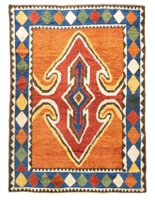 Fine Antique Persian Gabbeh Rug 5'10" x 7'11" (1.78 x 2.41 M)