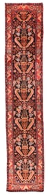 Vintage Persian Hamedan Long Rug 3'6'' x 17'8'' (1.07 x 5.38 M)