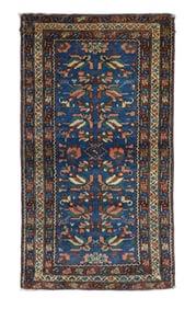 Antique Persian Hamadan Rug 2'7" x 4'8" (0.79 x 1.42 M)