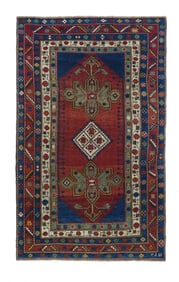 Antique Lambalou Kazak Rug 5' x 8'11" (1.52 x 2.72 M)