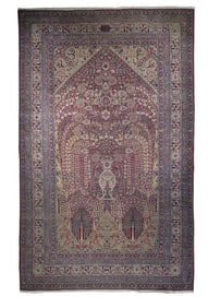 Antique Persian Lavar Kerman Rug 9'11" x 15'10" (3.02 x 4.83 M)