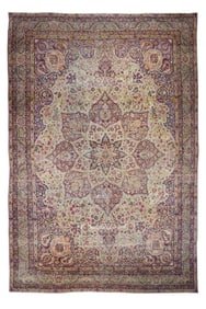 Antique Persian Lavar Kerman Rug 10'1 x 14'11" (3.07 x 4.55 M)
