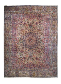 Antique Persian Lavar Kerman Rug 11'7" x 15'6" (3.53 x 4.72 M)