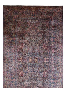 Antique Persian Kerman Rug 10'7" x 19'2" (3.23 x 5.84 M)