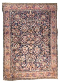 Antique Persian Kerman Rug 10'1" x 14'3" (3.07 x 4.34 M)