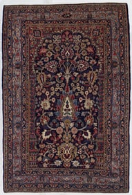 Fine Antique Persian Khorasan Rug 4' x 6' (1.22 x 1.83 M)