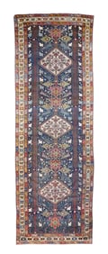 Vintage North West Persian Long Rug 4'5" x 13'4" (1.35 x 4.06 M)