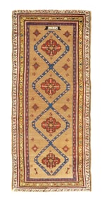 Fine Antique Persian Camel Sarab Rug 4' x 8'8" (1.22 x 2.64 M)