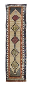 Antique Persian Sarab Long Rig Rug 3'1"x 11'9" (0.94 x 3.58 M)