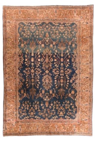 Antique Persian Mohajeran Sarouk Rug 8'7'' x 12'5'' (2.62 x 3.78 M)