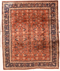 Antique Persian Mohajeran Sarouk Rug 9'2'' x 11'0'' (2.79 x 3.35 M)