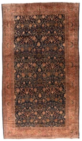 Antique Persian Sarouk Rug 10'2'' x 17'0'' (3.10 x 5.18 M)
