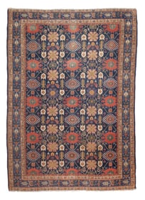 Fine Antique Persian Senneh Rug 4'6" x 6'5" (1.37 x 1.96 M)