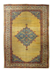 Antique Persian Sultanabad Rug 10'8'' x 14'9'' (3.25 x 4.50 M)