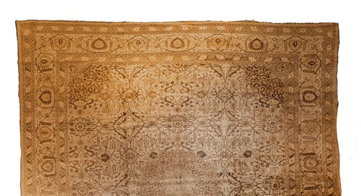 Vintage Persian Tabriz Rug 12'11" x 17'4" (3.94 x 5.28 M)