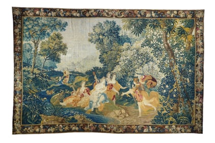 European Tapestry from 17th Century Rug 9'4" x 14'10" (2.84 x 4.52 M)