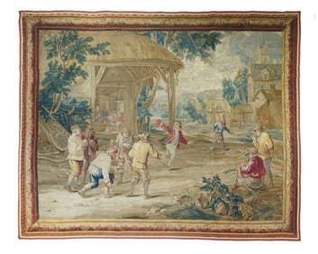Antique French Tapestry Rug 8'5" x 10'6" (2.57 x 3.20 M)