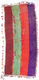 Fine Antique Long Turkish Textile Rug 4'10" x 11'1" (1.47 x 3.38 M)