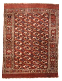Tekeh Yamud Rug 6'10" x 9'4" (2.08 x 2.84 M)