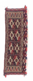 Antique Saddlebag Yamoud Rug 1'2" x 3'4" (0.36 x 1.02 M)