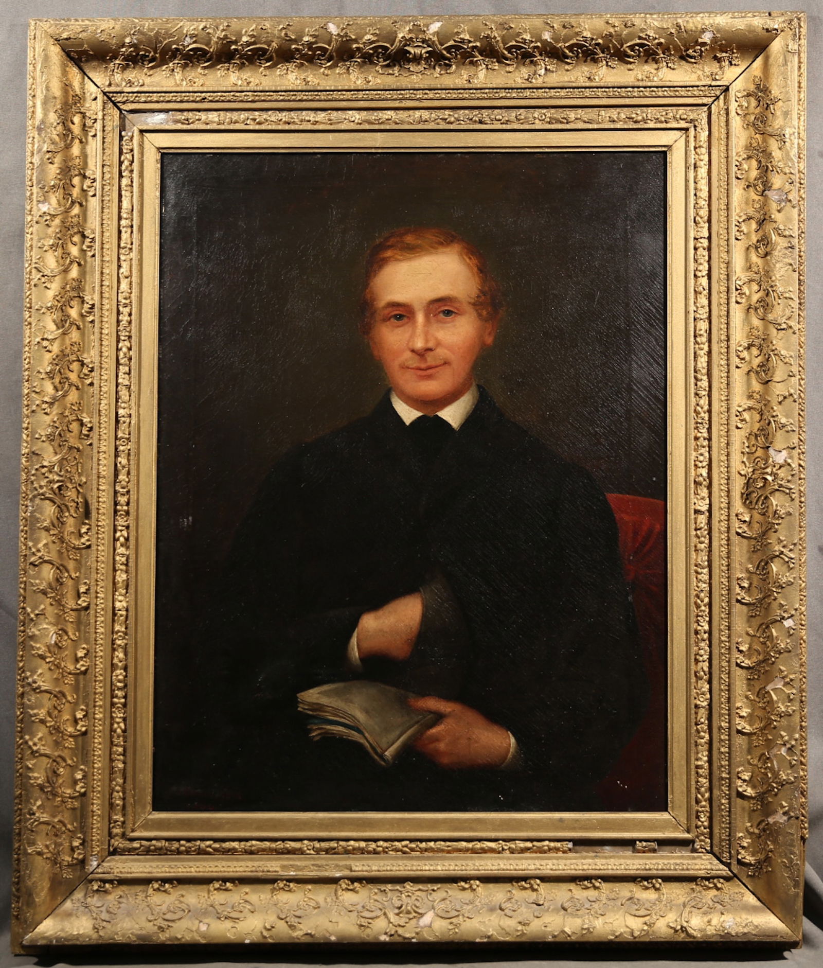 James Butler Brenan IRISH 18251889? Oil on Canvas 36 x 28 Frame 495 x 415