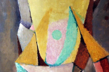 Alexandra Exter oil on board