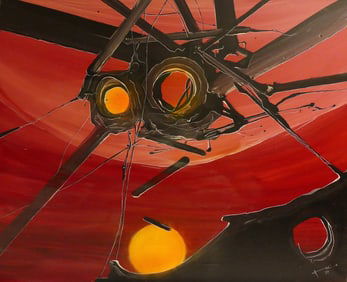 ALDINE 1917 1992 oil on canvas 81 X 100 cm