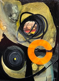 ALDINE 1917 1992 oil on canvas 130 x 97 cm