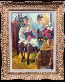 Louis BERTHOMME St ANDRE 1905 1977 Oil on canvas 61 x 47 cm