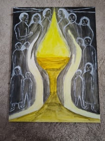 Michael Halpern Acrylic on canvas 24 x 18
